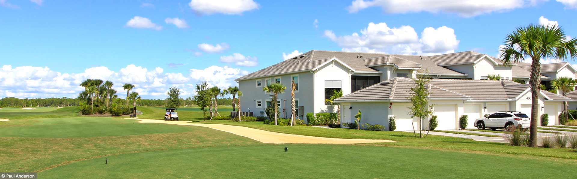 condos next to golf course