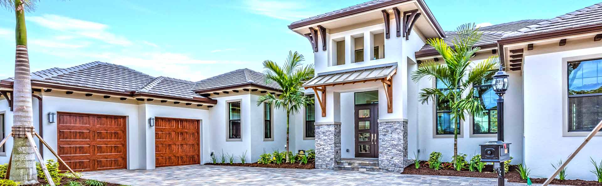 White mediterranean style home