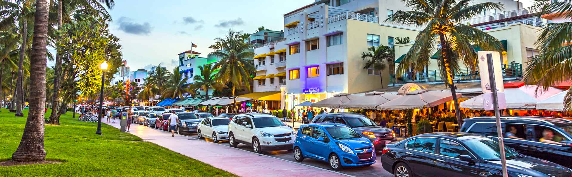 Ocean Drive in South Beach Miami