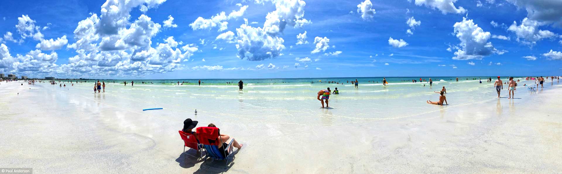 Siesta Key Beach Panormaic View