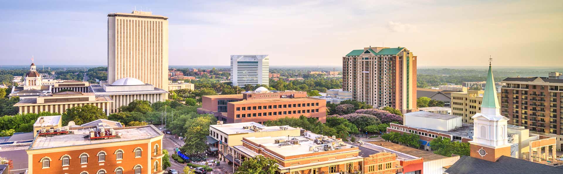 Tallahassee skyline of buildings