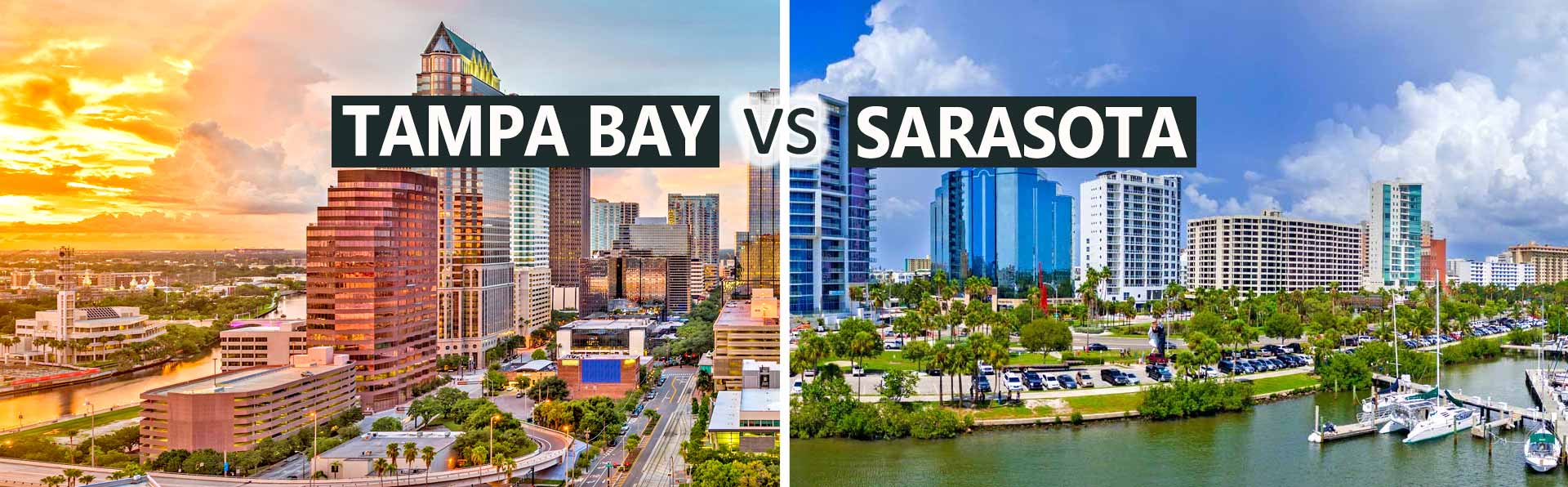 tampa skyline and Sarasota skyline
