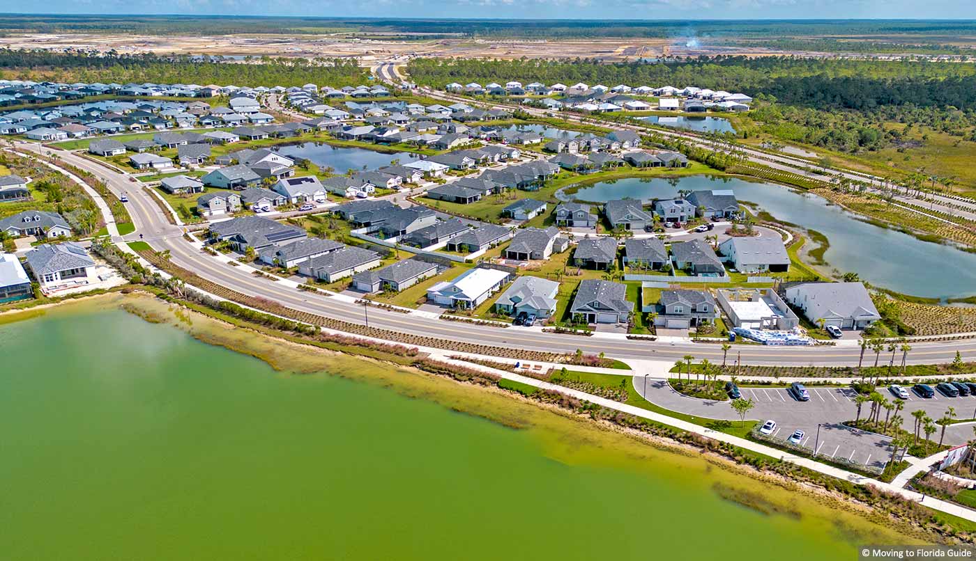 Babcock Ranch Homes from Above