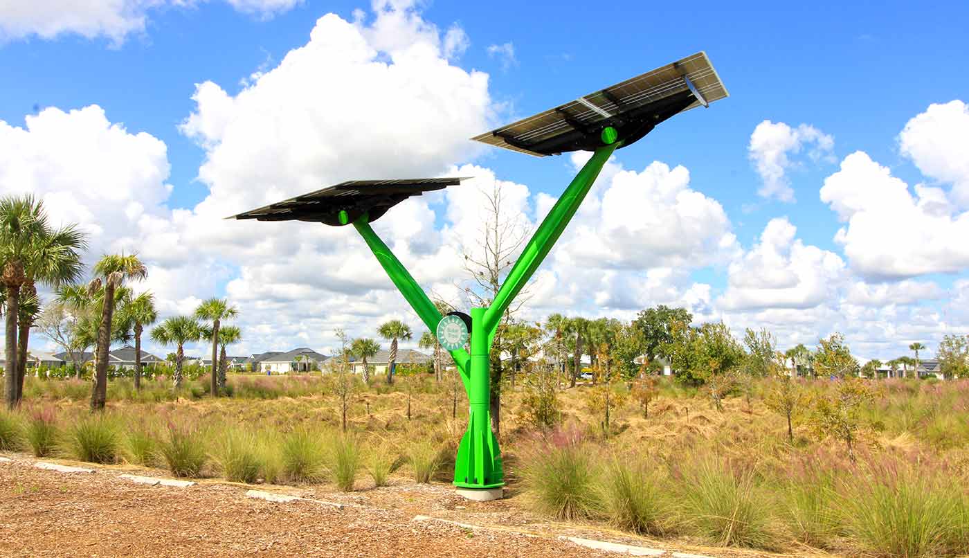 Solar Tree in Babcock Ranch