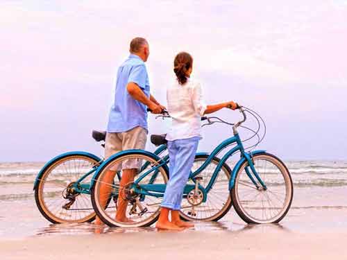 Bicycling on the Beach