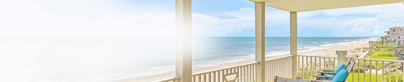 view from condo balcony overlooking atlantic coastline