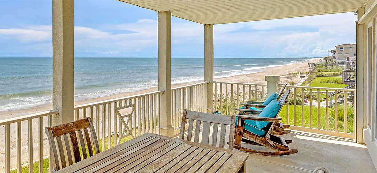 view of Atlantic Ocean from beachfront condo