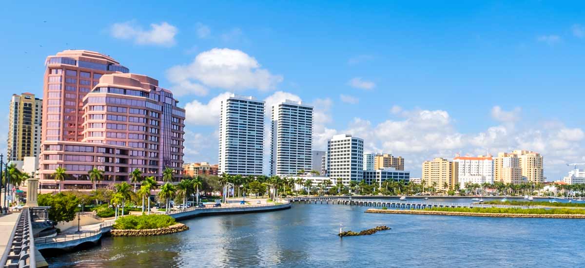 West Palm Beach Waterfront view