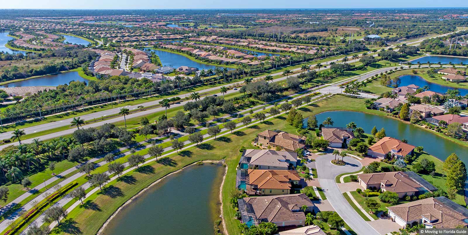 Wellen Park Residential Communities from Above