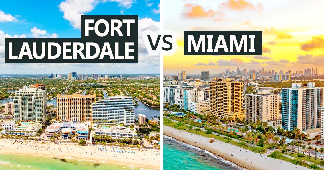 View a detailed city analysis comparing and contrasting Fort Lauderdale and Miami