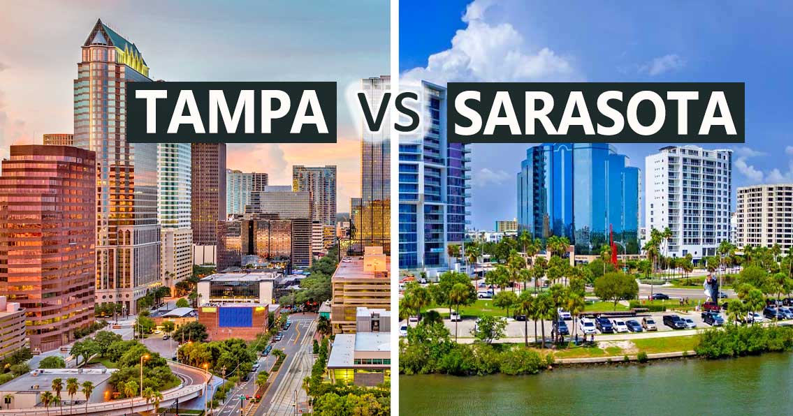 View a detailed analysis comparing and contrasting Tampa to Sarasota